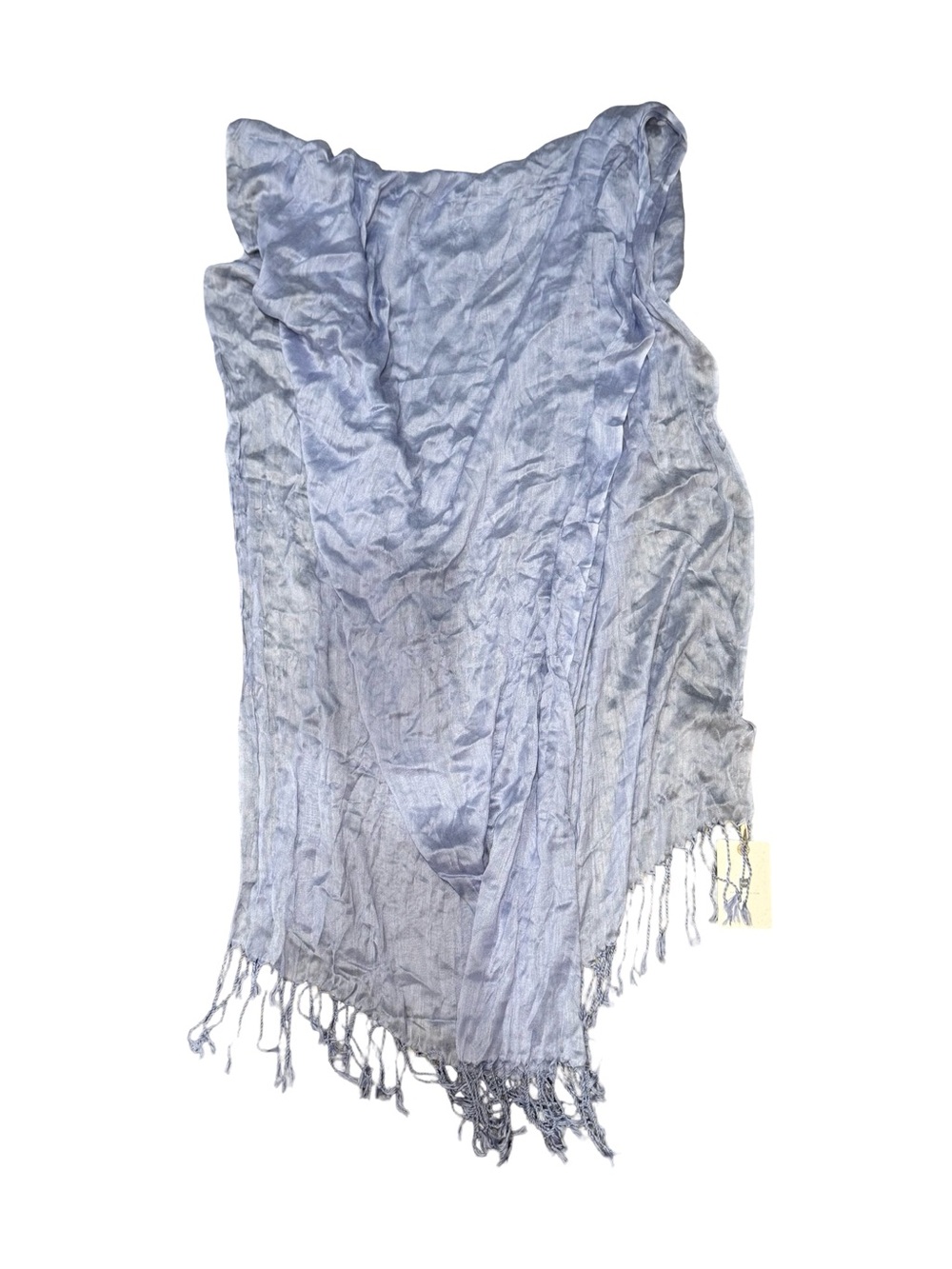🪻 LOOK BY M NWT Women's Scarf Wrap REAL SILK in periwinkle purple/light blue 🪻
